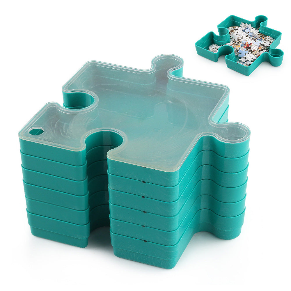 6 Layer Puzzle Storage Organizer Box Stackable Sorting Trays for 1000 Pieces