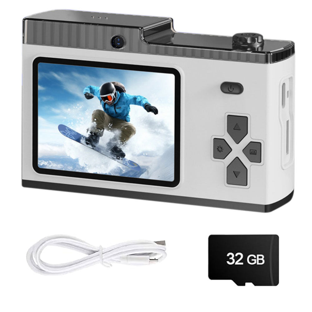 Digital Camera with 32GB SD Card Dual Lens 2.4 Inch Autofocus Camera