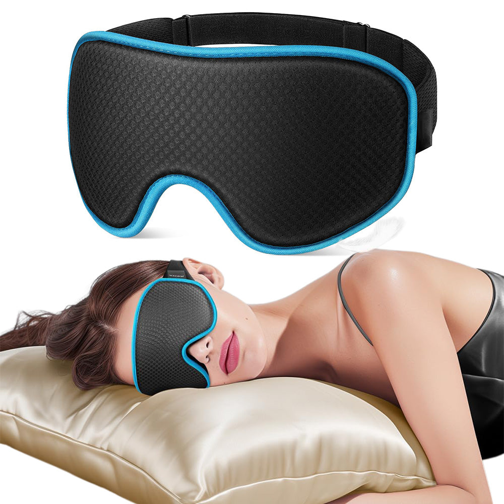 3D Blackout Eye Masks Soft Breathable Sleep Mask for Travel