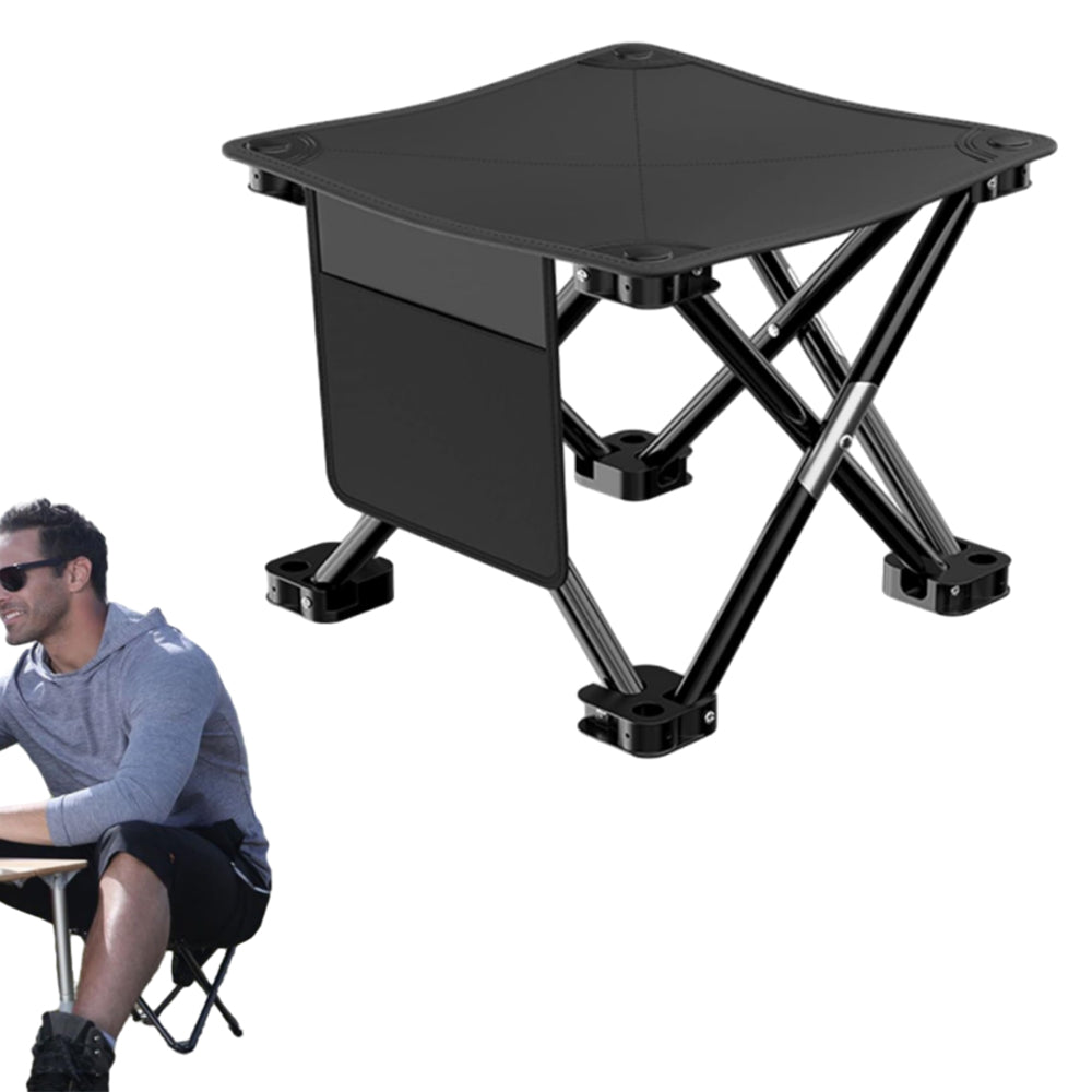 Portable Outdoor Folding Camping Stool for Fishing Hiking Travel with Carry Bag