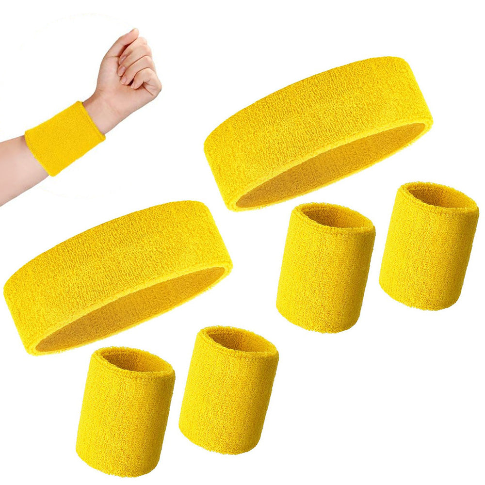2 Pack Sweatbands Sports Headband for Tennis Badminton Yoga
