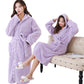 Towelling Wrap Hooded Bathrobe