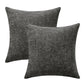 2 Pack Chenille Knit Throw Pillow Covers for Couch Bed