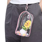 Transparent Carrier Bag Set for 15–17cm Doll Storage