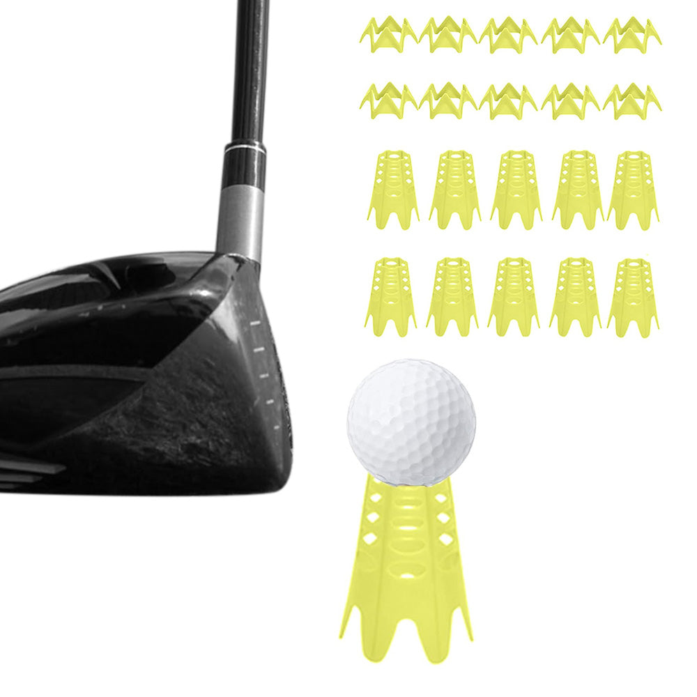 Reusable Plastic Golf Tees Lightweight for Indoor and Outdoor Golf Practice