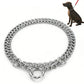 Dog Training Slip Collar Double-Row Chain for Large Dogs