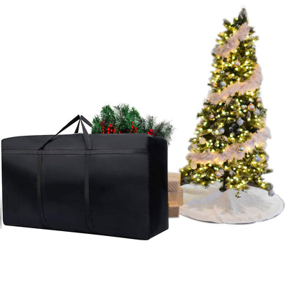 100x28x58CM Water-Resistant Small Christmas Tree Storage Bag Xmas Tree Furniture Bag
