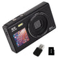 5K HD Dual Screen Digital Camera Point and Shoot Selfie Camera with LED Fill Light