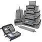 8Pcs Travel Luggage Packing Cube Compression Bags