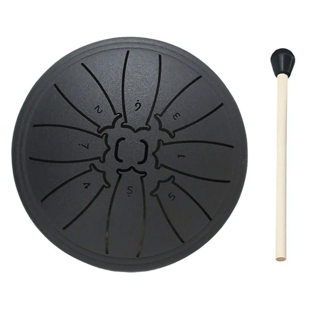 4-inch Steel Tongue Drum 8-Note Mini Handpan for Beginners