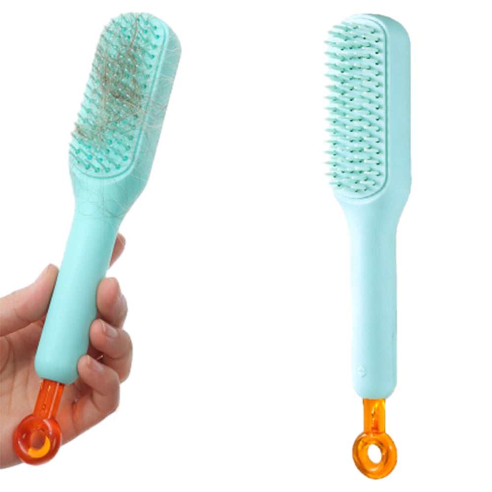 Self-Cleaning Anti-Static Scalable Rotate Lifting Hair Comb