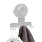 Stainless Steel Suction Cup Razor Holder Wall Mounted Bathroom Shaver Hook