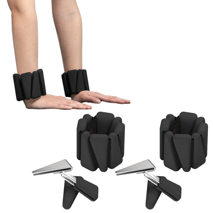2Pcs Adjustable Wearable Ankle Weight Set