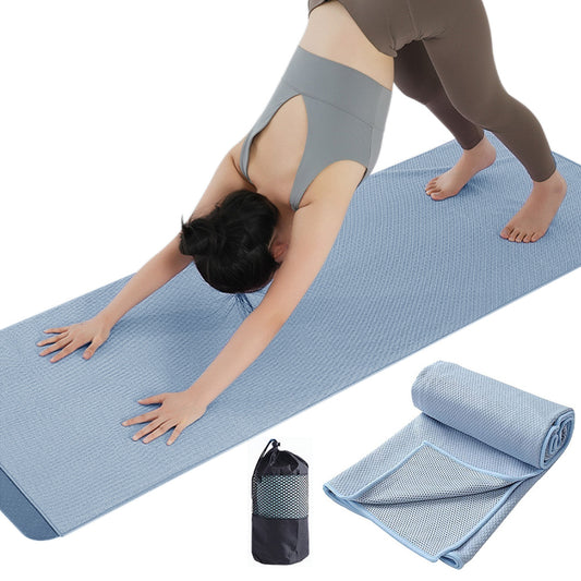 Hot Yoga Towel Microfiber Sweat Anti-Slip Yoga Mat Towels for Bikram Pilates