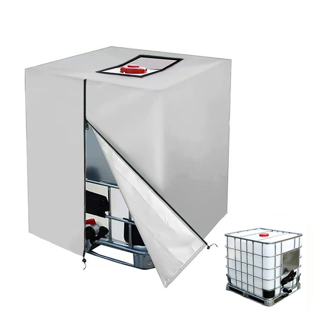 420D Oxford Fabric Cover for 1000L IBC Water Tank with Zipper