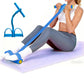 Foot Leg 6 Tube Pedal Resistance Band Body Stretch Pull Rope