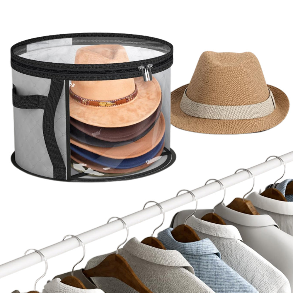 Oversized Hat Storage Bag Wide Brims Hat Case for Women Closet