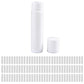 100 PCS Empty Lip Balm Tubes 5g Twist Up Plastic Lipstick Containers for Homemade Lip Gloss Lipstick
