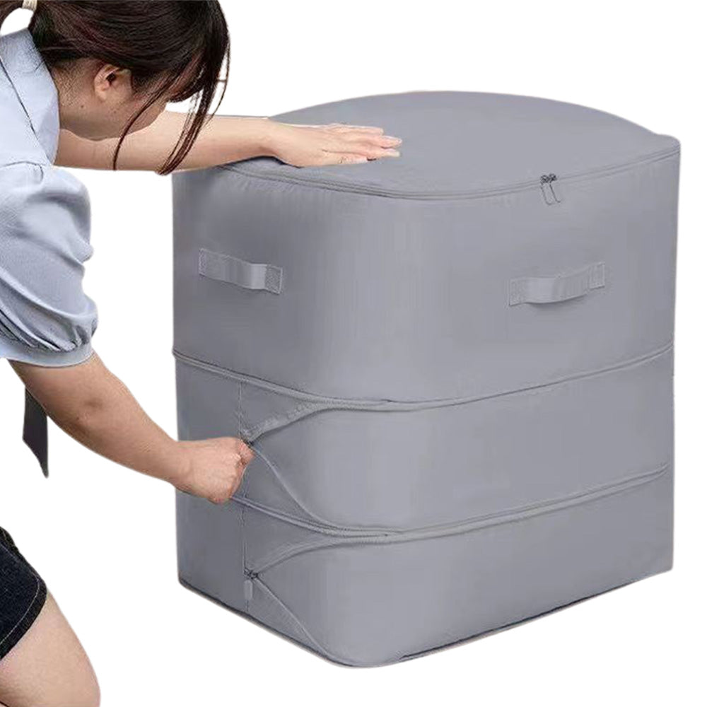 3 Layer Ultra Space Saving Self Compression Organizer Heavy Duty Moving Storage Bag