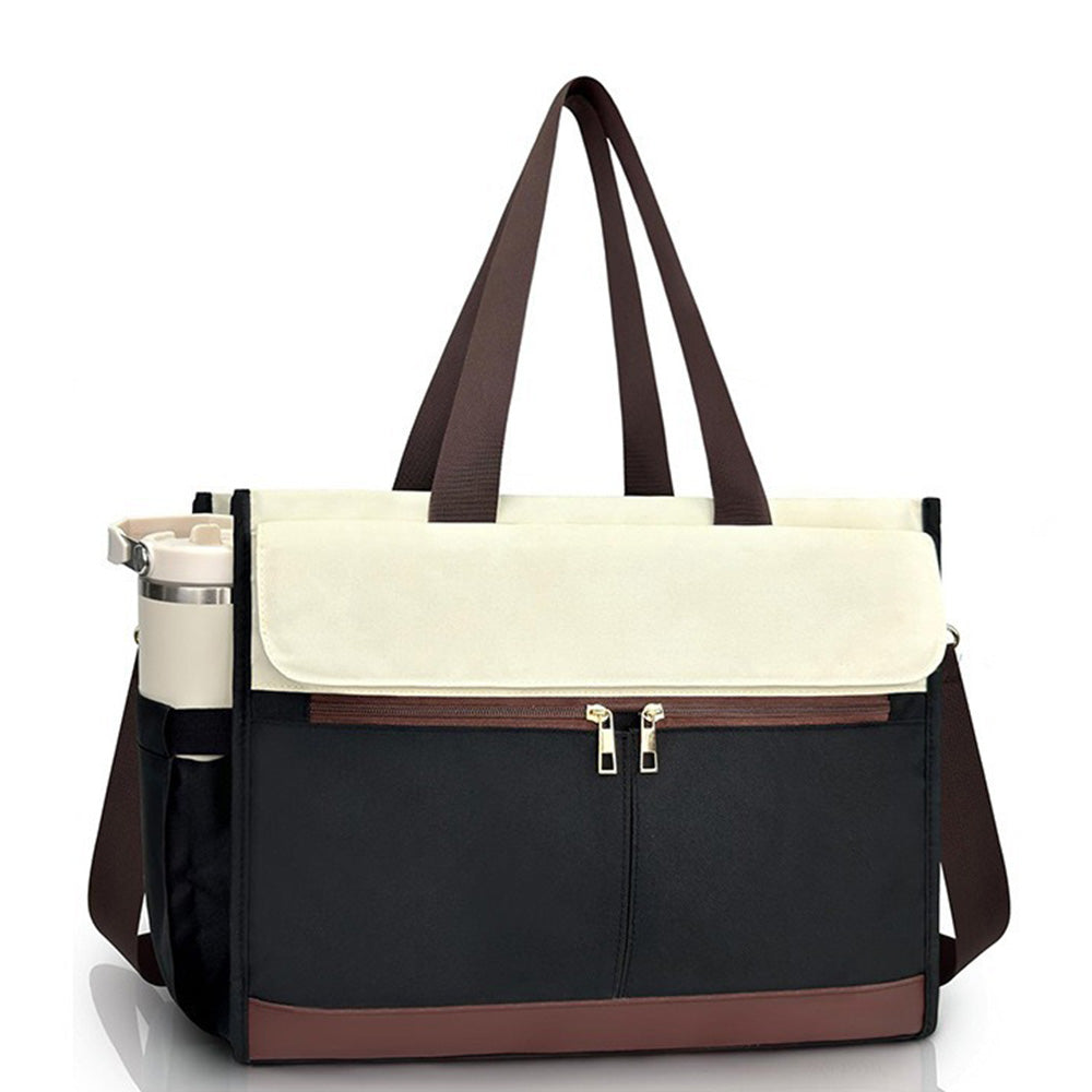 Lunch Tote Bag With Insulated Lunch Box Compartment For Travel And Leisure