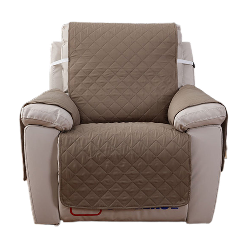 Recliner Chair Slipcover Water Resistant Couch Cover Furniture Protector with Elastic Straps