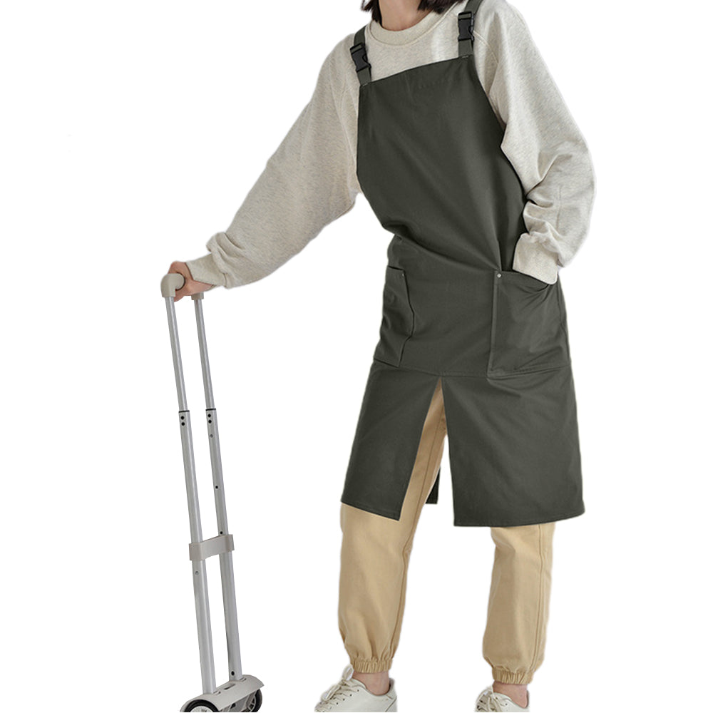 Kitchen Apron Water-Resistant Overalls Bib Apron