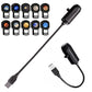 USB Star Projector Light Galaxy Planet Night Lamp with Replaceable Slides