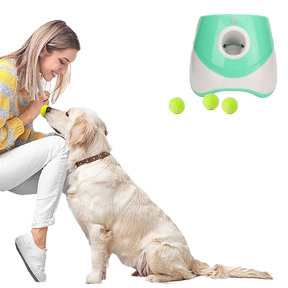 Pet Tennis Ball Toy Automatic Launcher Machine with 3 Balls