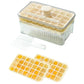 56 Grid Plastic Ice Tray Mold with Scoop Ice Cube Maker Storage Container Box