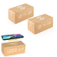 2Pcs Wooden Digital Alarm Clock with Wireless Charger
