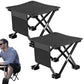 2Pcs Portable Outdoor Folding Camping Stool for Fishing Hiking Travel with Carry Bag