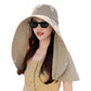 Sun Protection Wide Brim Outdoor Beach Neck Face Mask Cap