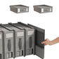 2Pcs Foldable Bed Sheet Storage Bins with Handle