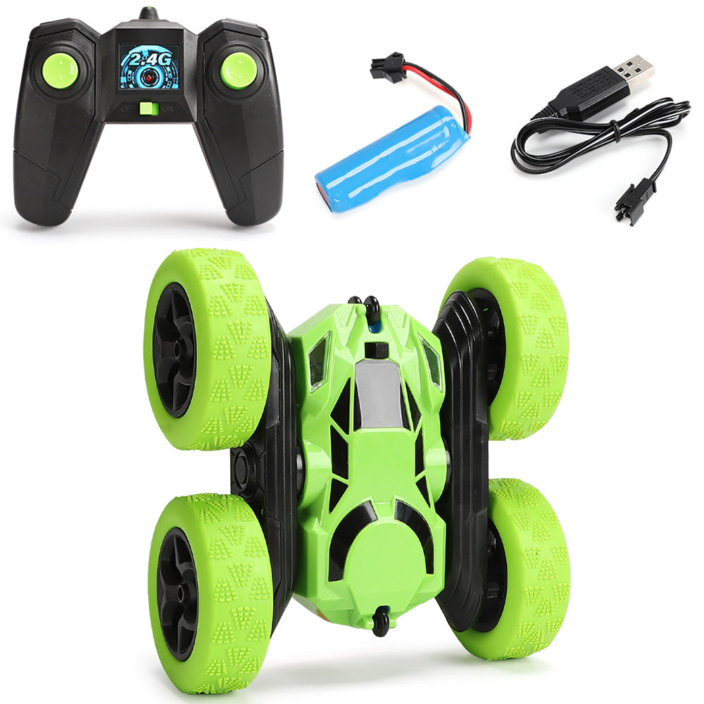 2.4GHz 4WD Fast RC Car Kids Toy Double Sided 360 Degree Rotating RC Truck