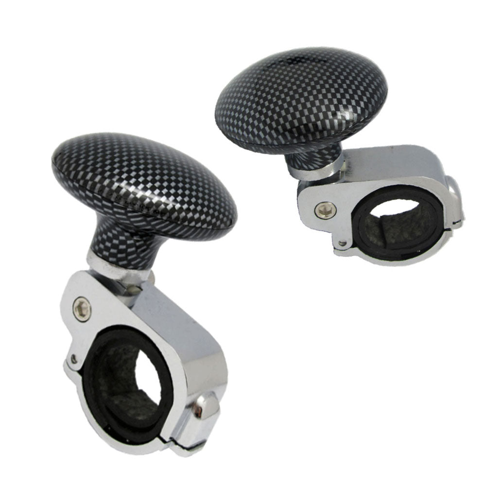 2Pcs Steering Wheel Spinner Knob Car Turning Handle Aid Kit Booster Spinner Knob Ball