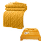 Soft Warm Reversible Faux Long Plush Blanket