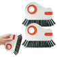 2Pcs 2-in-1 Window Track Groove Cleaning Brush with Hidden Scraper