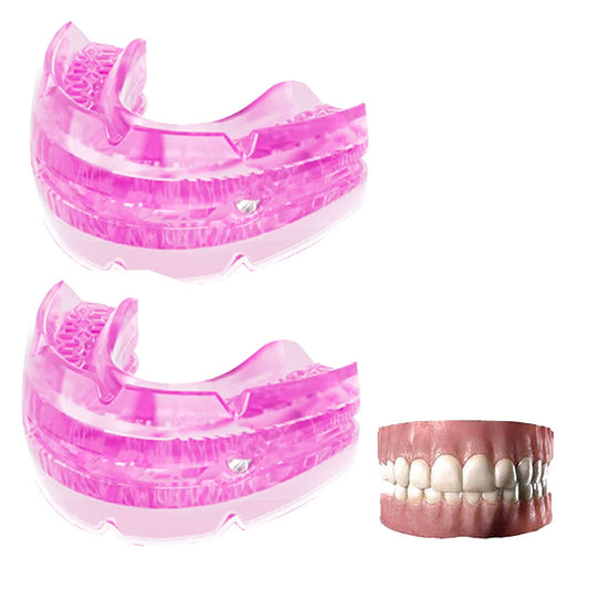 2Pcs Adjustable Anti-Snoring Aid Device Dream Hero Mouth Guard for Teeth Grinding
