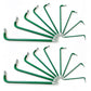 2X9Pcs Long Arm Ball End Hex Key Set with CRV Steel for Car and Motorcycle Repair
