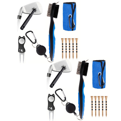 2Pcs Golf Accessories Groove Brush Cleaning Tool Kit