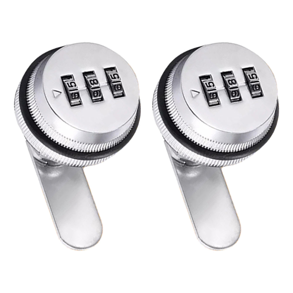 2Pcs 3 Digital Code Combination Furniture Cabinet Lock