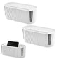2Pcs Cable Storage Box Wire Management Case Power Plug Socket Organizer Box