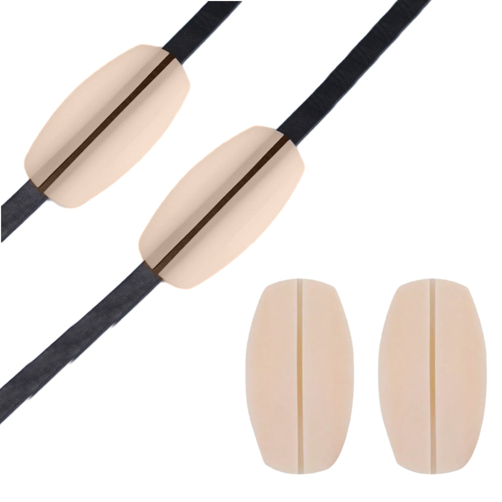 2Pcs Soft Silicone Under Bra Strap Pads Non-slip Shoulder Pain Relief