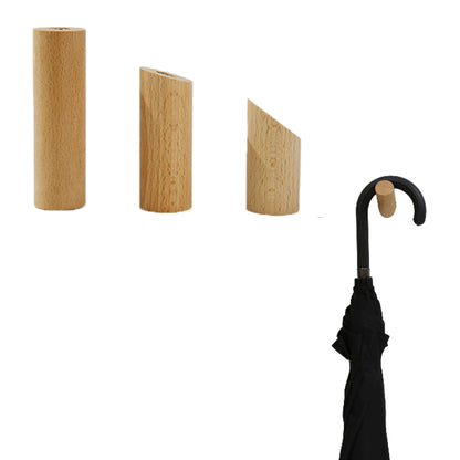 3 Sets Wooden Hook Wall Hook Hanger Hallway Home Decorations