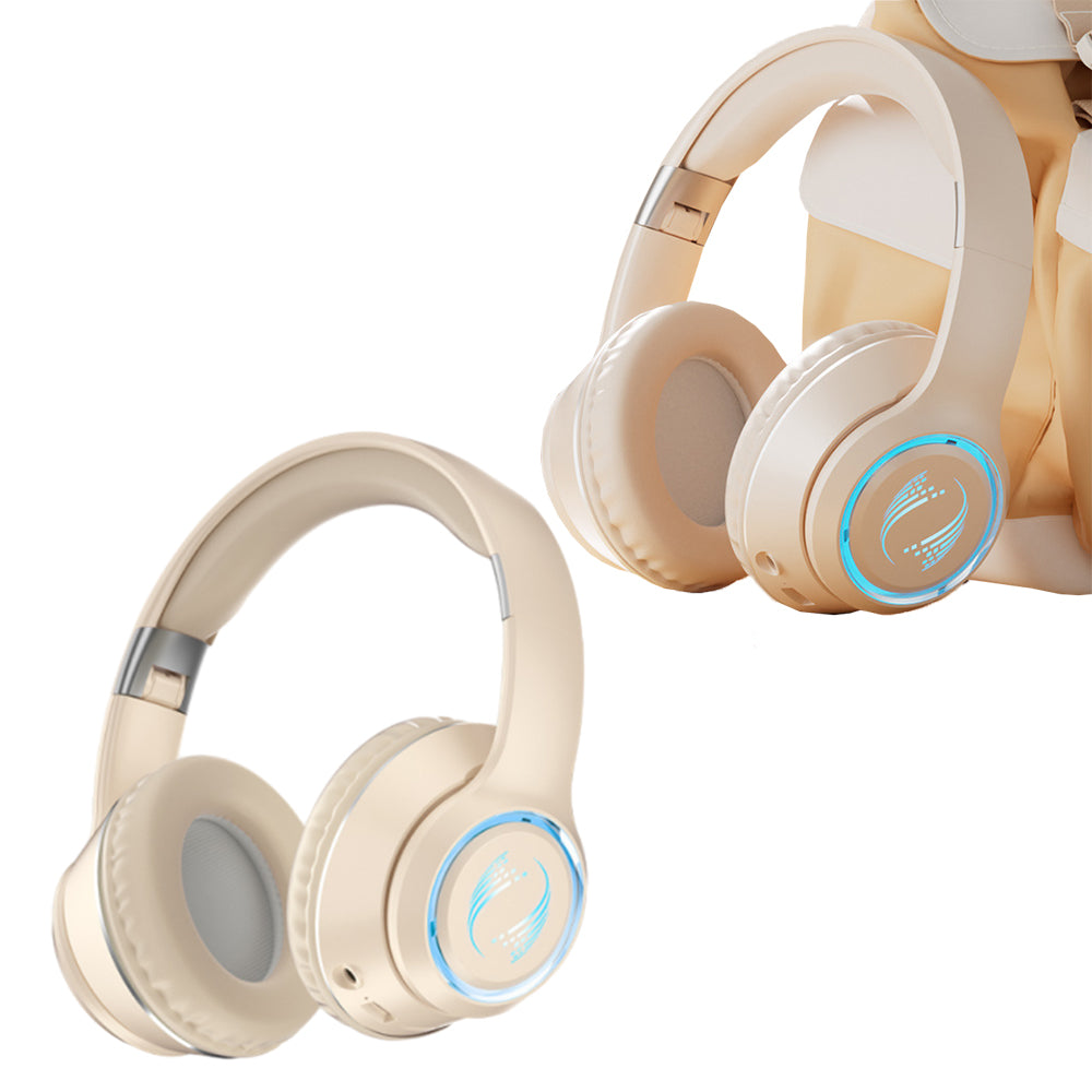 2Pcs Wireless Bluetooth Over-Ear Headphone with Noise Cancelling