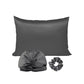 Simulated Silk Pillowcase Set With Sleeping Bonnet Hair Scrunchy