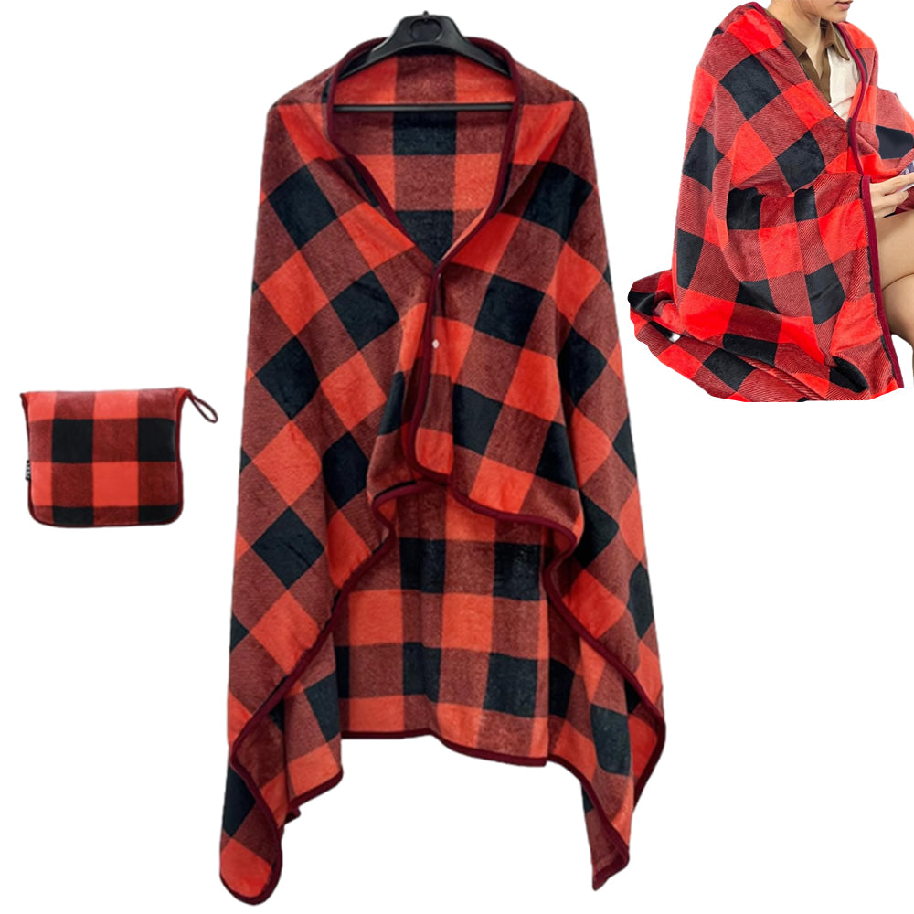 3 in 1 Travel Plane Shawl Blanket