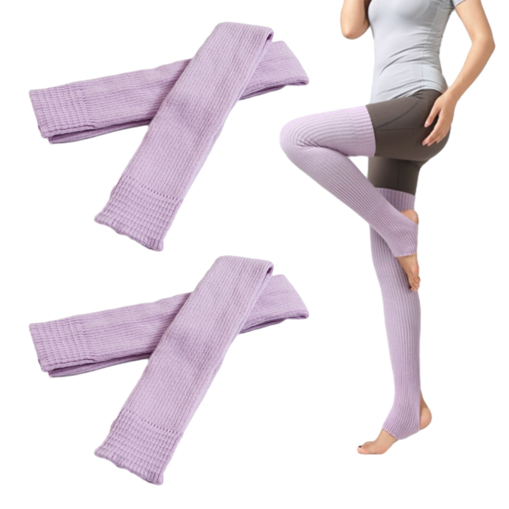 2Pcs Women Knitted Over Knee Long Boot Stocking