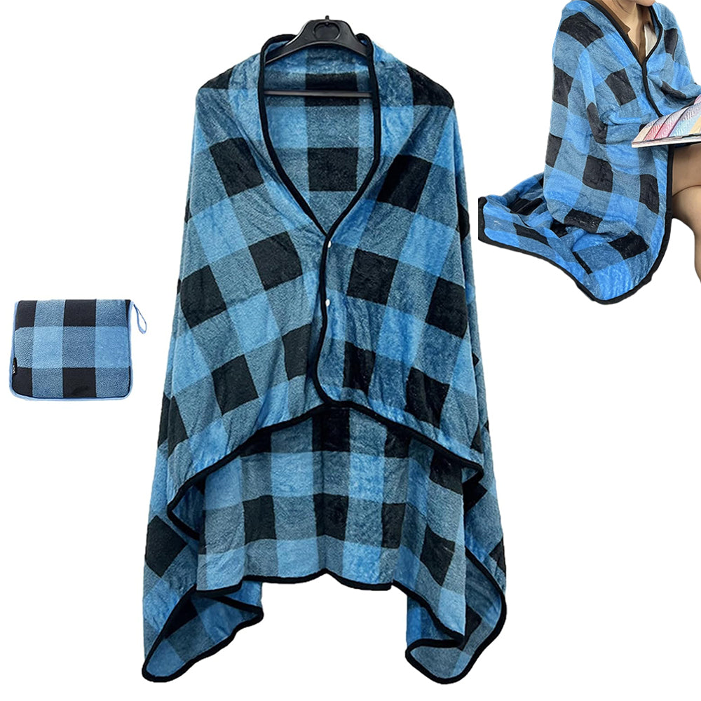 3 in 1 Travel Plane Shawl Blanket