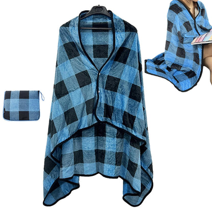 3 in 1 Travel Plane Shawl Blanket